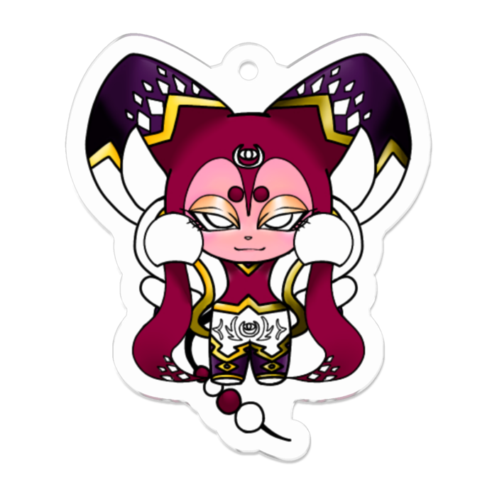 アクリルキーホルダー（コーティング） - 50 x 50 (mm)