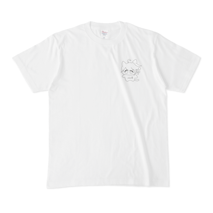 ワンポイントTシャツ - M - 白(1)