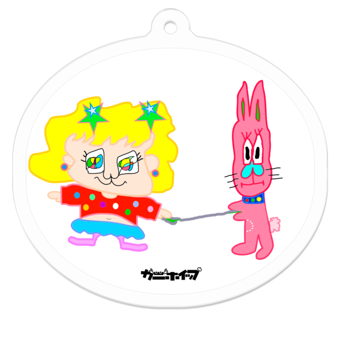 アクリルキーホルダー - 50 x 50 (mm)