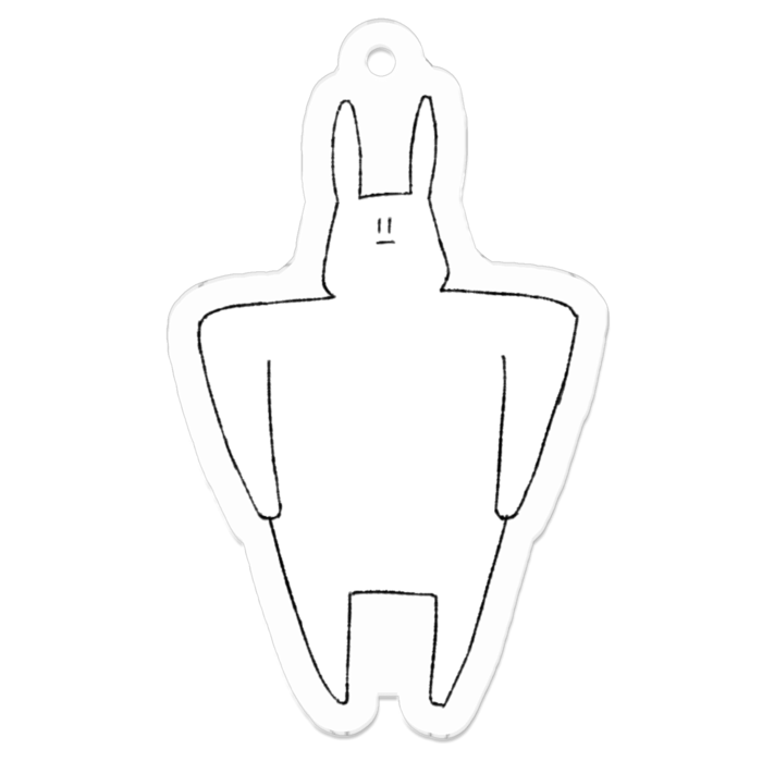 アクリルキーホルダー - 50 x 50 (mm)