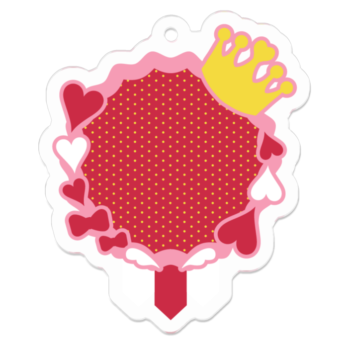 アクリルキーホルダー - 50 x 50 (mm)