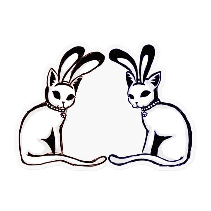 ステッカー - 100 x 100 (mm)