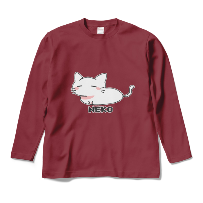 ロングスリーブTシャツ - M - バーガンディ