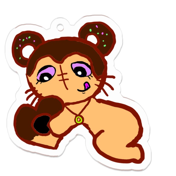 アクリルキーホルダー - 50 x 50 (mm)