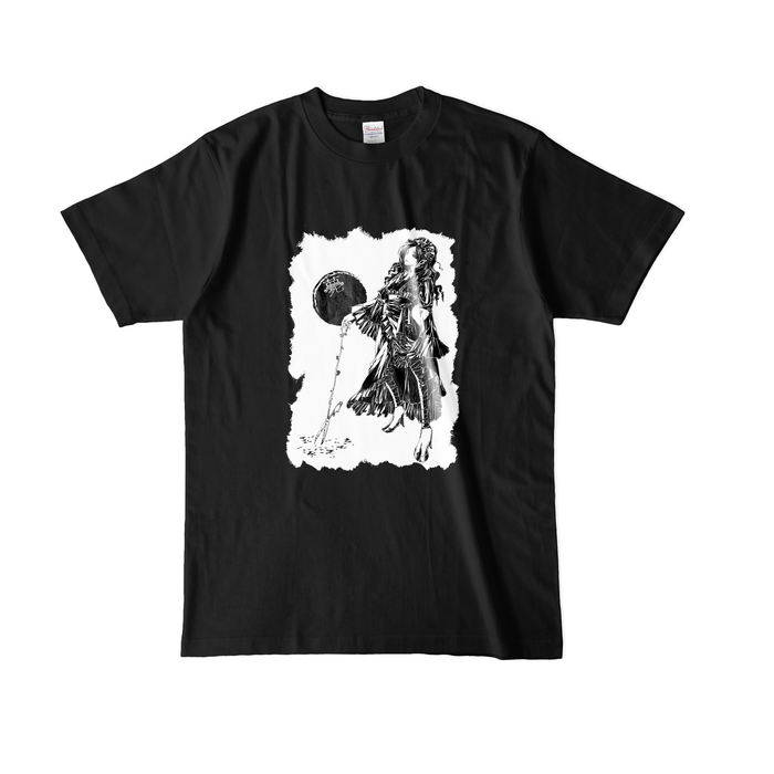 カラーTシャツ(濃色) - L - ブラック