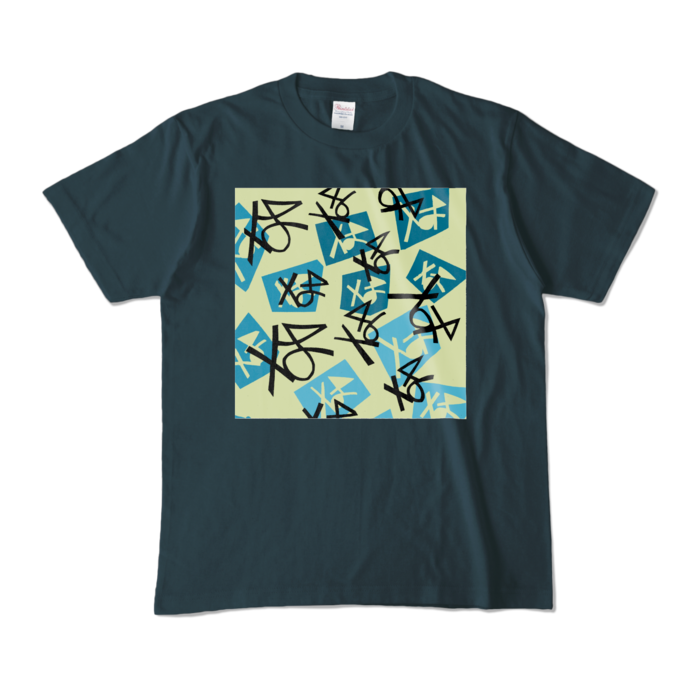 カラーTシャツ - M - デニム (濃色)