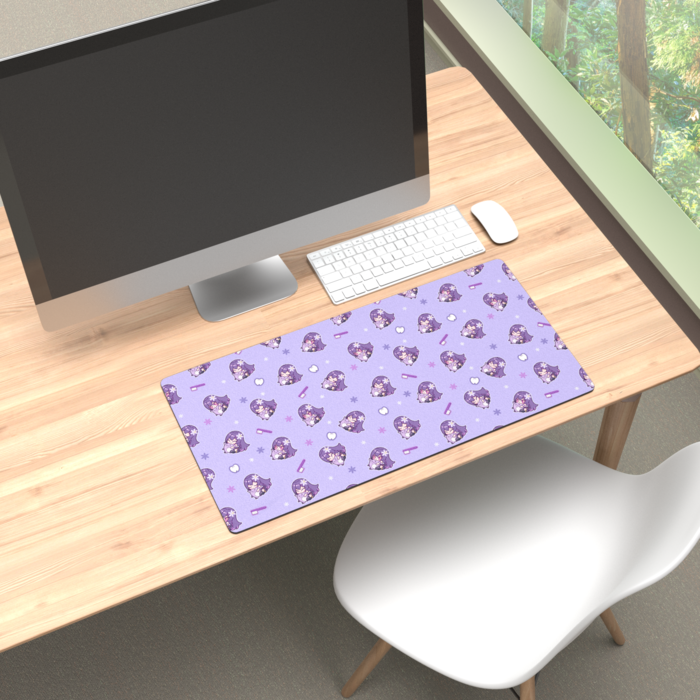 ★ミニキャラ総柄プレイマット - 600 × 300mm