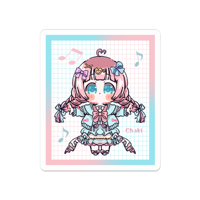 アクリルバッジ - 50 x 50 (mm)