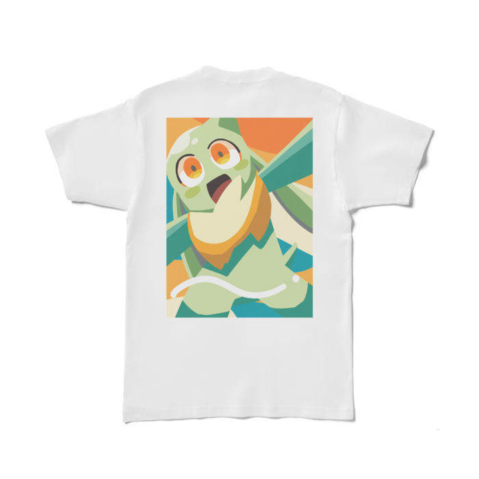 Tシャツ - L - 白(背面)