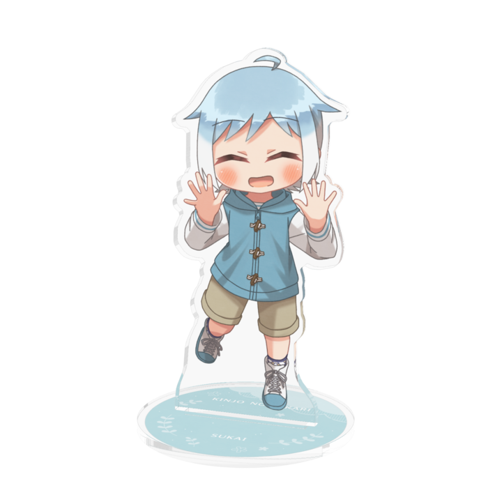 星田青空アクリルフィギュア(春秋服) - 100x100mm