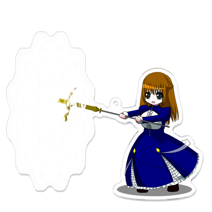 アクリルキーホルダー - 100 x 100 (mm)
