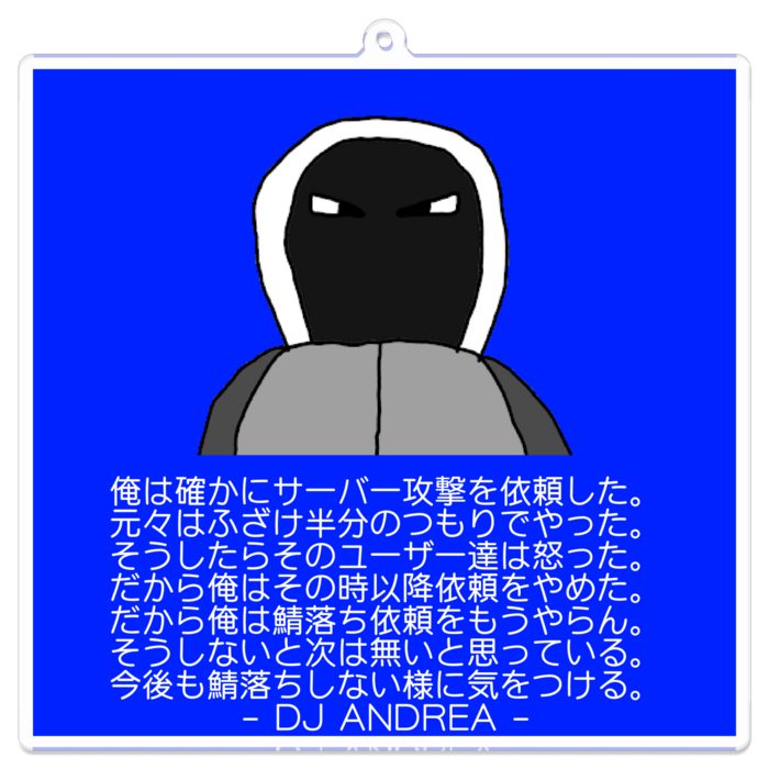 アクリルキーホルダー - 100 x 100 (mm)
