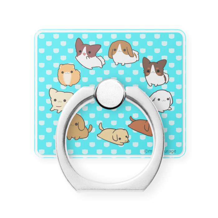 小型わんこ　スマホリング