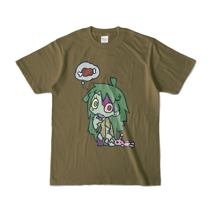 カラーTシャツ - S - オリーブ (濃色)