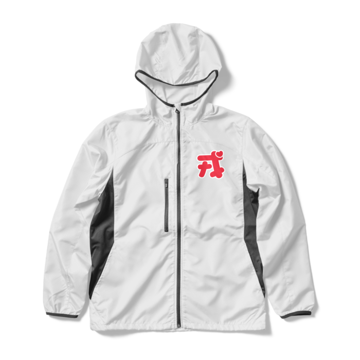 ウインドブレーカー（パーカー） - L - ホワイト