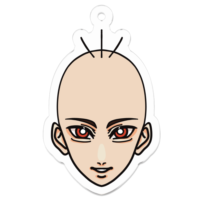 【イケ・ルンルン】アクリルキーホルダー - 50 x 50 (mm)