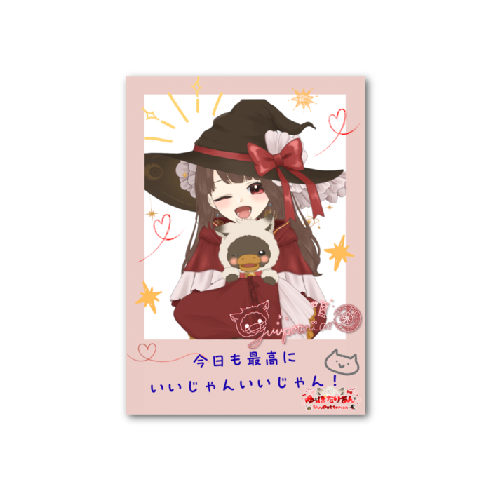 魔女ロングヘアVer. チェキ風フォトカード