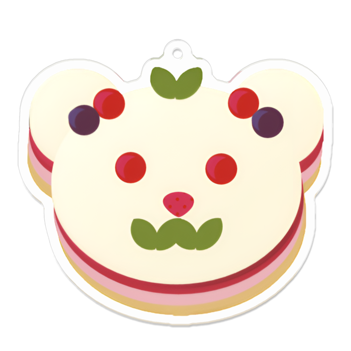 アクリルキーホルダー - 70 x 70 (mm)