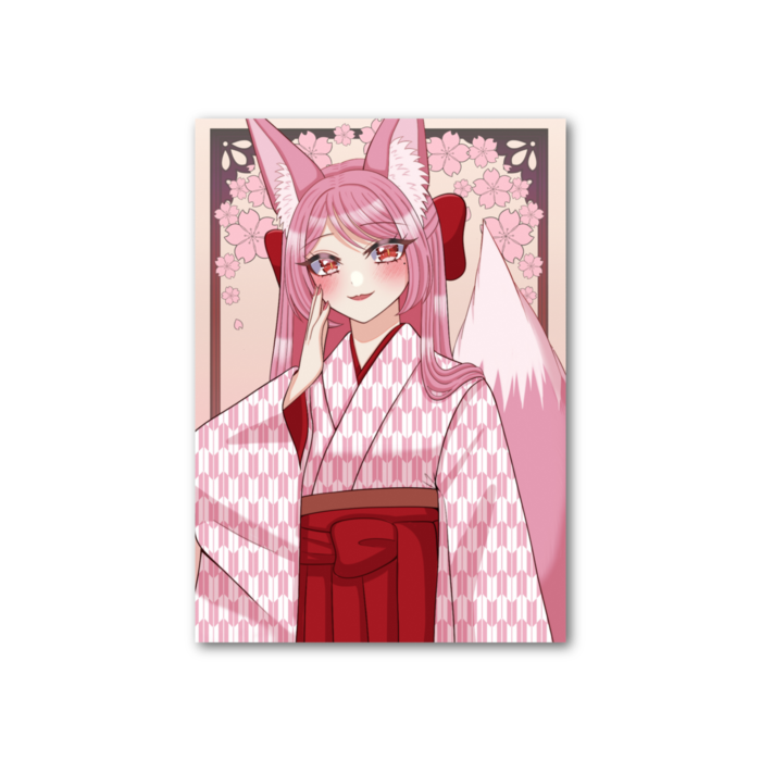 フォト風カード - 縦 - 片面