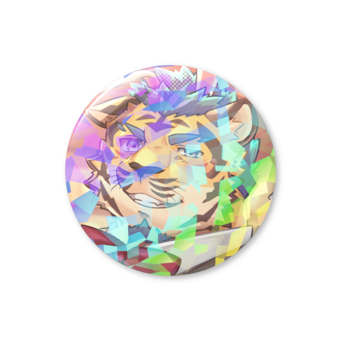 ホログラム缶バッジ - 76mm