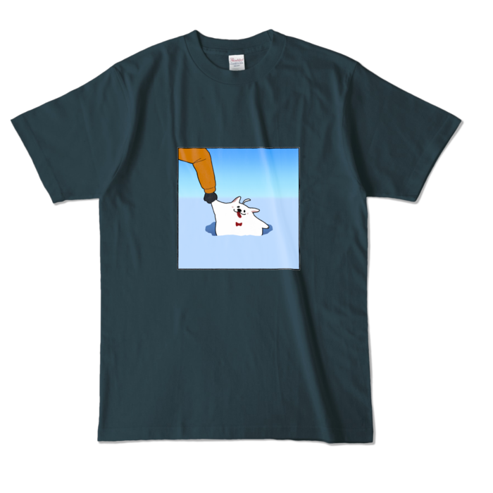 カラーTシャツ - L - デニム (濃色)