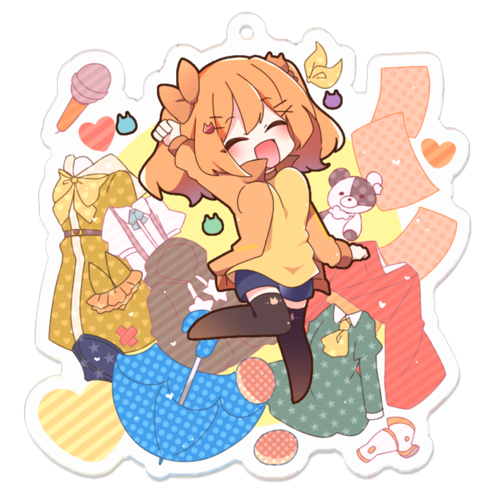 アクリルキーホルダー - 70 x 70 (mm)