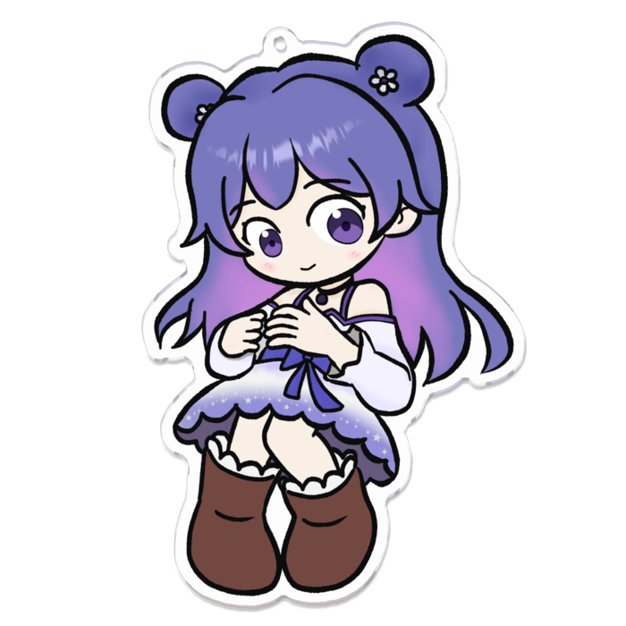 アクリルキーホルダー - 100 x 100 (mm)