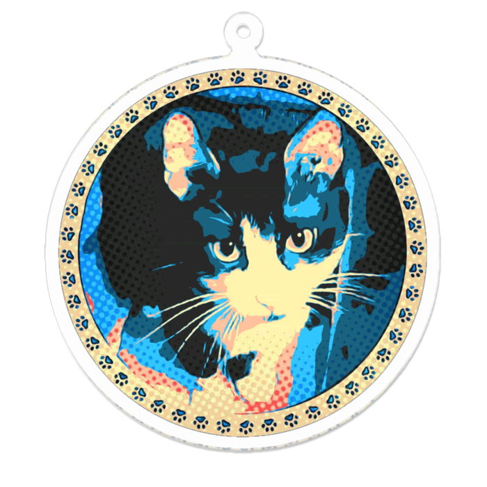 アクリルキーホルダー - 70 x 70 (mm)