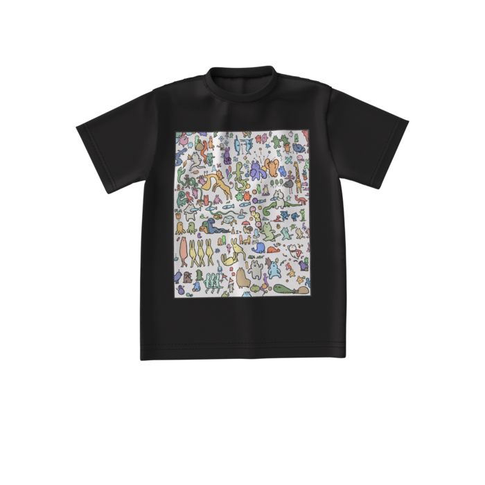 ビッグシルエットTシャツ - S - 印刷大