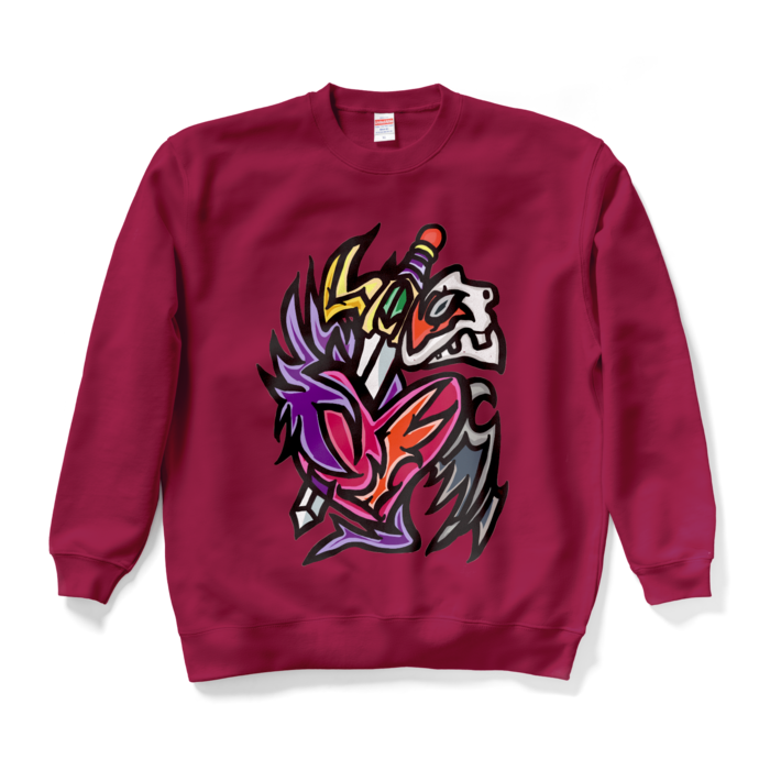 スウェット - XL - バーガンディ