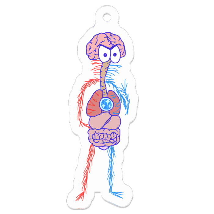 アクリルキーホルダー - 50 x 50 (mm)