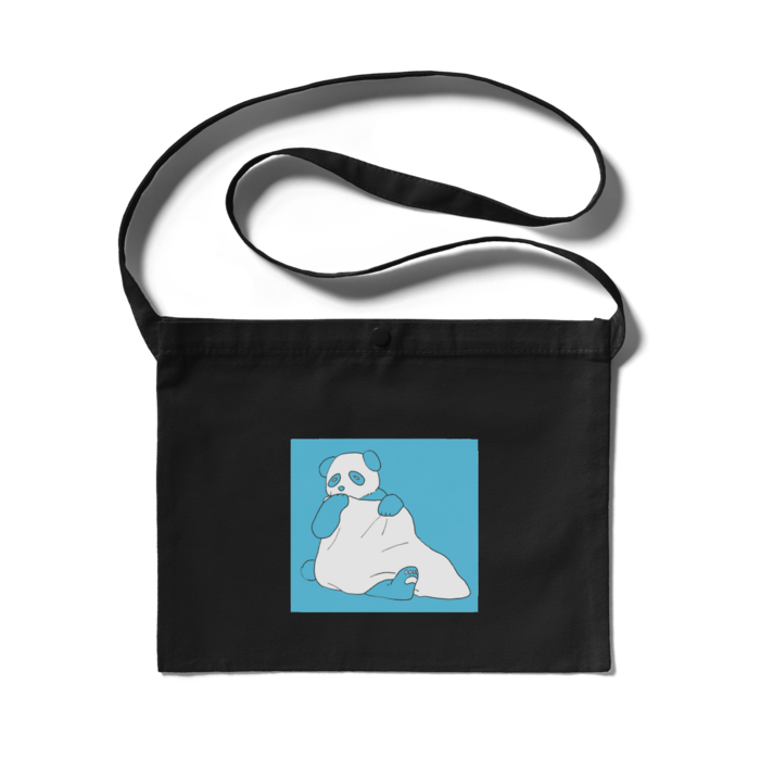 サコッシュ - ブルー×ブラック