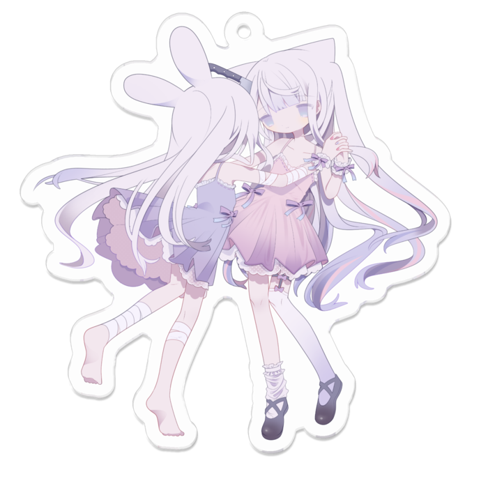 アクリルキーホルダー - 70 x 70 (mm)