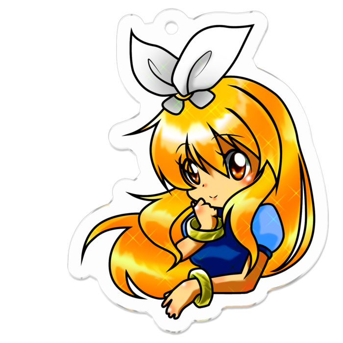 アクリルキーホルダー - 50 x 50 (mm)