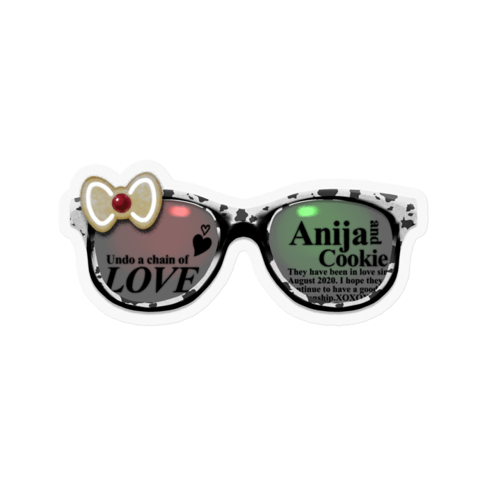 ステッカー - 100 x 100 (mm)