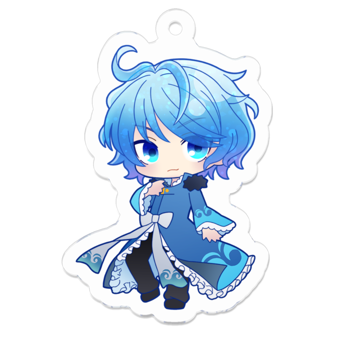 アクリルキーホルダー（コーティング） - 50 x 50 (mm)