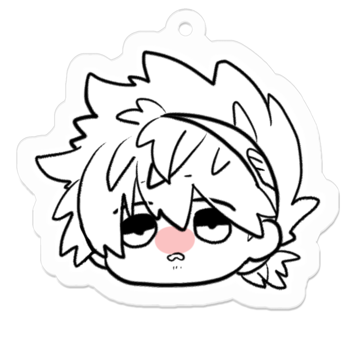 アクリルキーホルダー - 50 x 50 (mm)