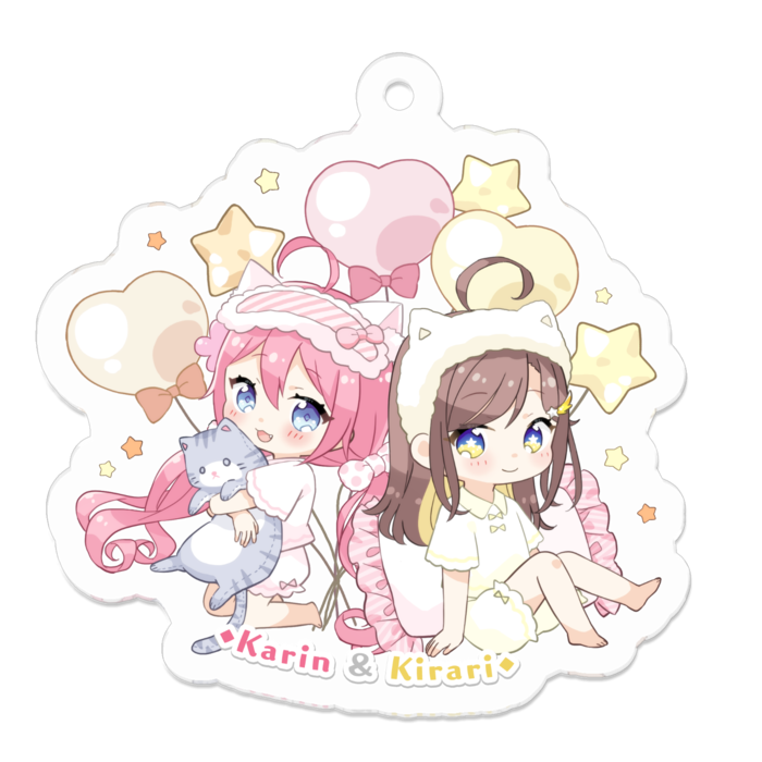 アクリルキーホルダー - 50 x 50 (mm)