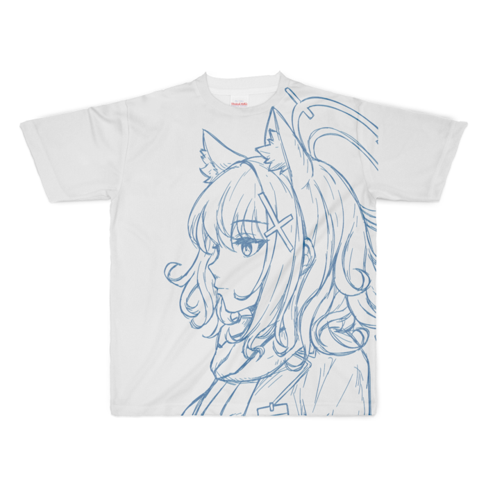 フルグラフィックTシャツ - XL - 正面印刷のみ