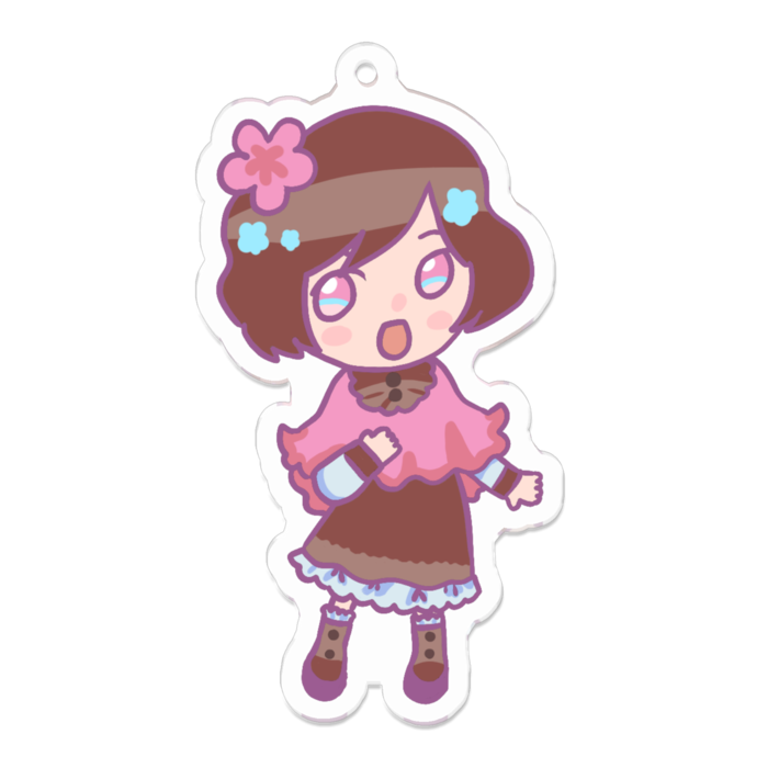 アクリルキーホルダー - 70 x 70 (mm)