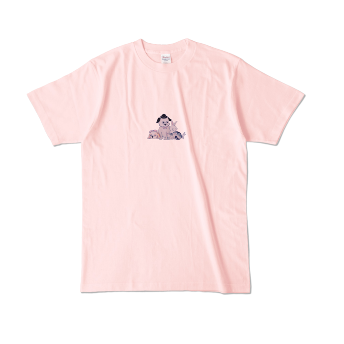 カラーTシャツ - L - ライトピンク (淡色)