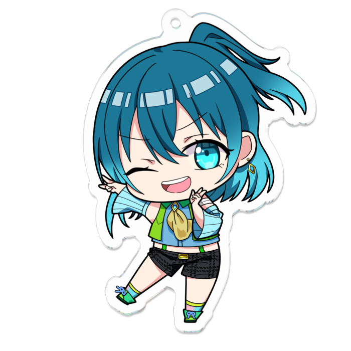 アクリルキーホルダー（コーティング） - 70 x 70 (mm)