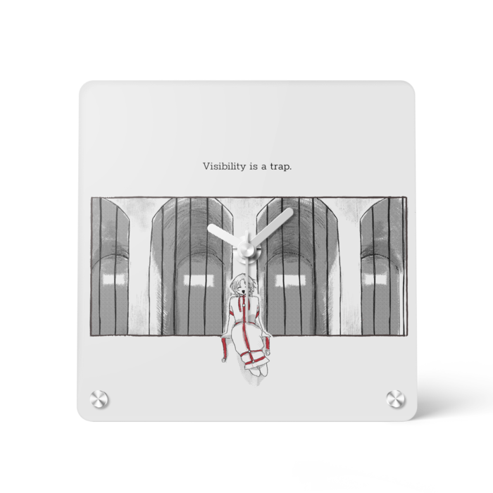 アクリル時計 - 150x150mm