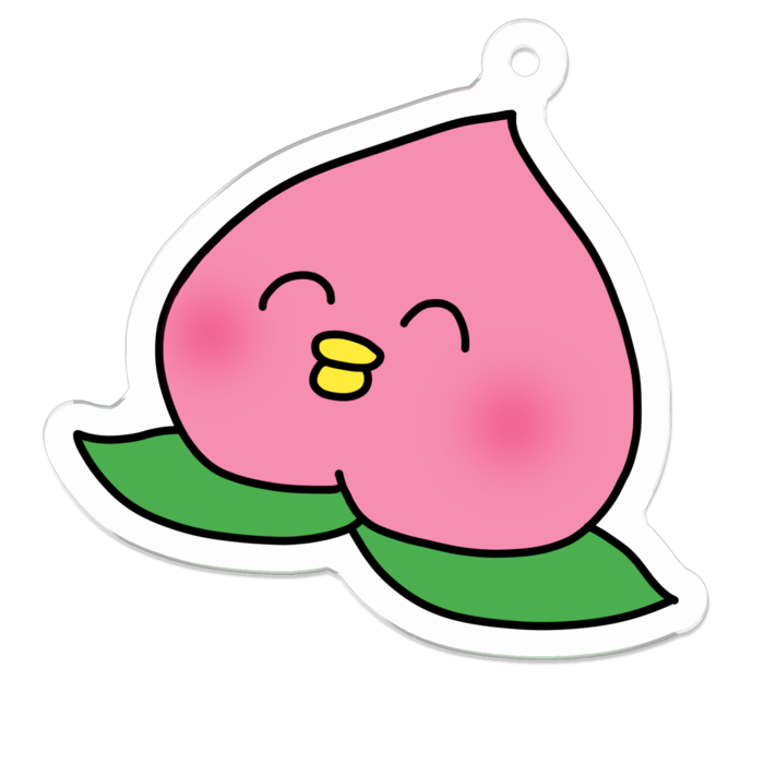 アクリルキーホルダー - 50 x 50 (mm)