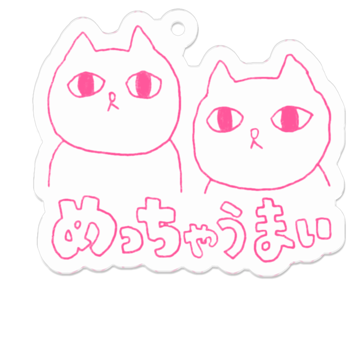 アクリルキーホルダー - 50 x 50 (mm)