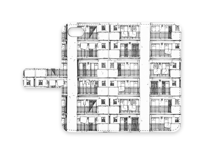 手帳型iPhoneケース - iPhone 8 / 7 - ストラップ穴 なし