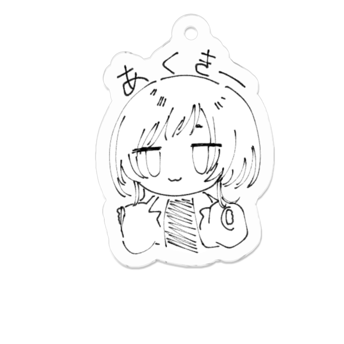 アクリルキーホルダー - 50 x 50 (mm)