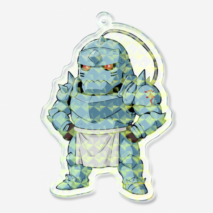 ホログラムアクリルキーホルダー - 70 × 70mm