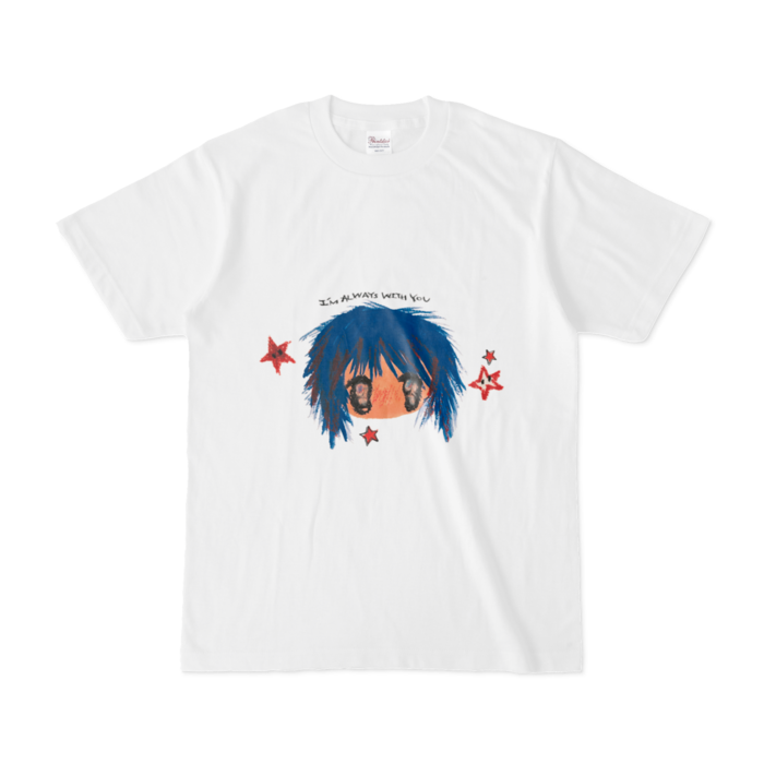 いつもいっしょのスターTee - S - 白