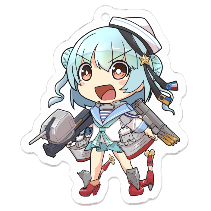 アクリルキーホルダー - 50 x 50 (mm)